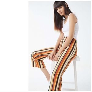 Urban Outfitters Ant Knit Striped Cropped Pant